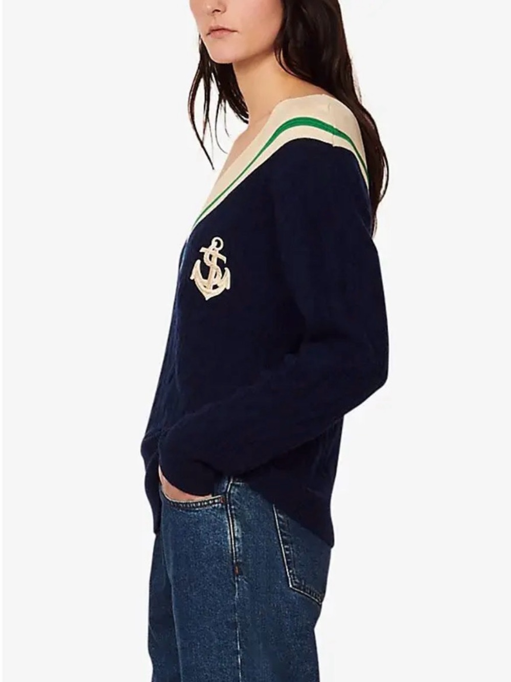 Sandro Cable Knit Sweater